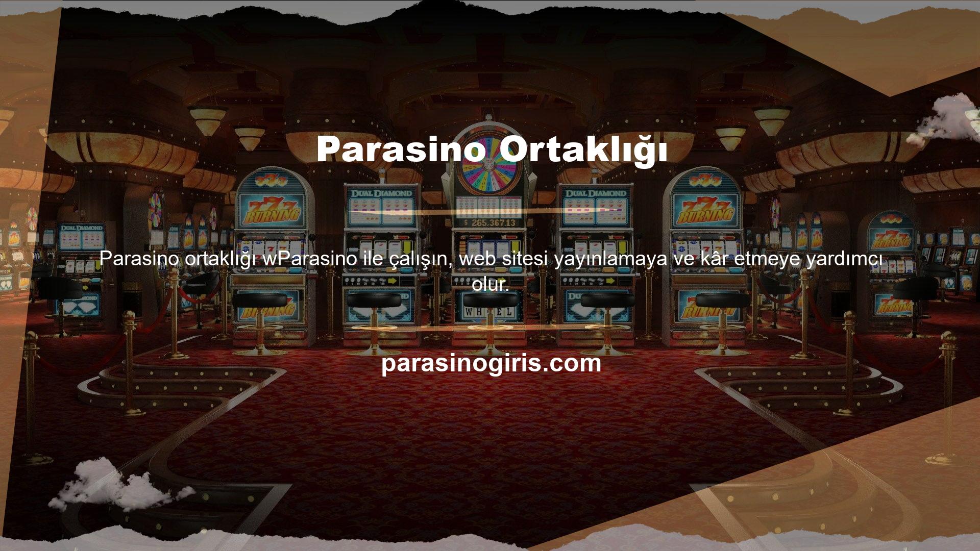Genel olarak Parasino ile işbirliği yapmak isteyen kişi web sitesini detaylı platformda tanıtmakla yükümlüdür