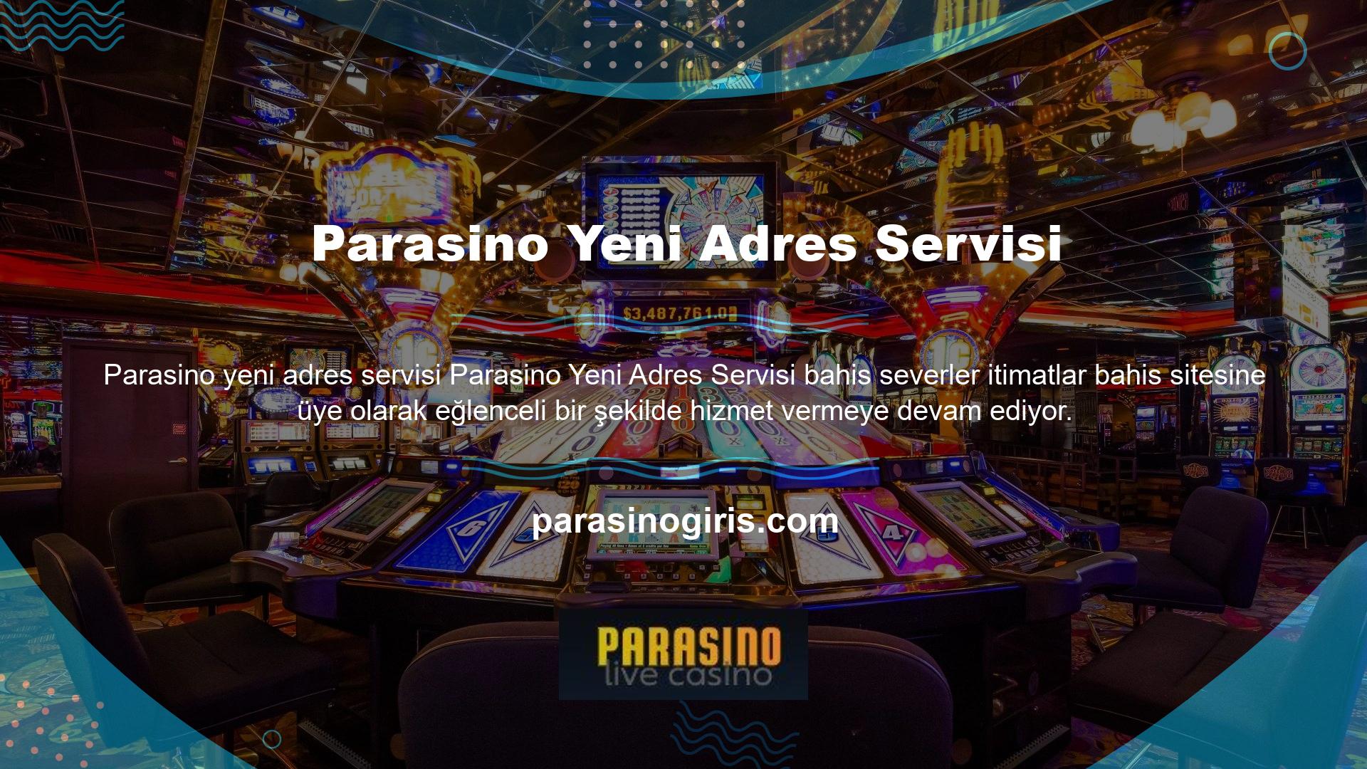 En popüler bahis sitelerinden biri olan Parasino artık kullanıcılarına yeni bir adresle hizmet veriyor ve adres değiştiğinde hizmeti güncelliyor